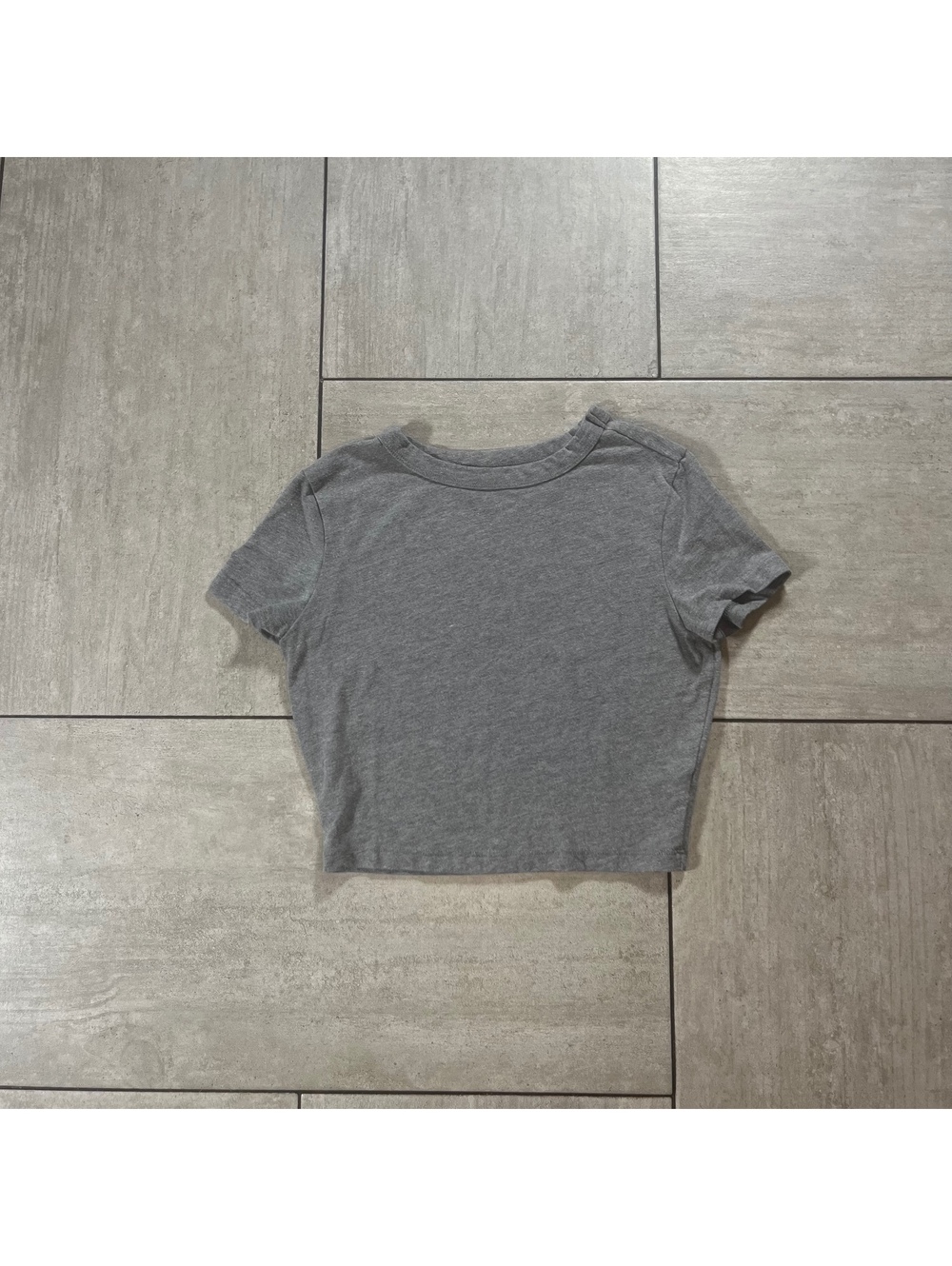 Wild Fable Gray Crop Top Tee XS